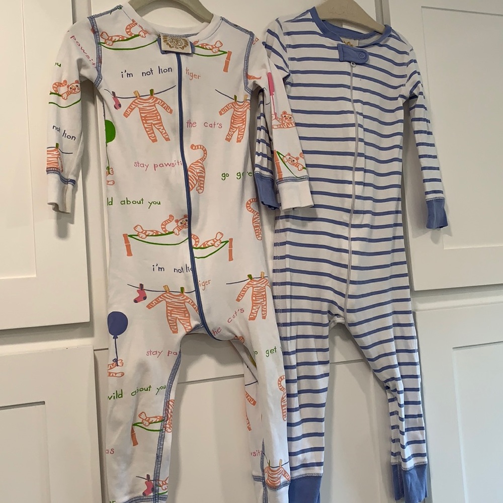 The Beaufort Bonnet Company night night lion & stripe 2T EUC